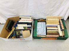 2 X BOXES OF ASSORTED BOOKS TO INCLUDE MAINLY ARTIST / ART BOOKS ETC.