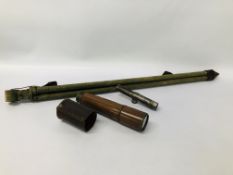 A WW2 3 PULL TELESCOPE MARKED TEL.SCT REGTS. MK2S B.C. LTD - 3749 O.S.126.