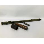 A WW2 3 PULL TELESCOPE MARKED TEL.SCT REGTS. MK2S B.C. LTD - 3749 O.S.126.