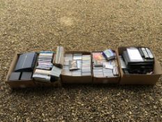 5 BOXES (3 CONTAINING CD'S, DVD'S, RECORDS, CASSETTES AND VIDEO'S) PLUS NEOSTAR HIFI,