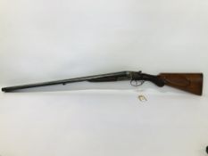 BELGIUM 12 BORE SIDE BY SIDE SHOTGUN # 1478 - (ALL GUNS TO BE INSPECTED AND SERVICED BY QUALIFIED