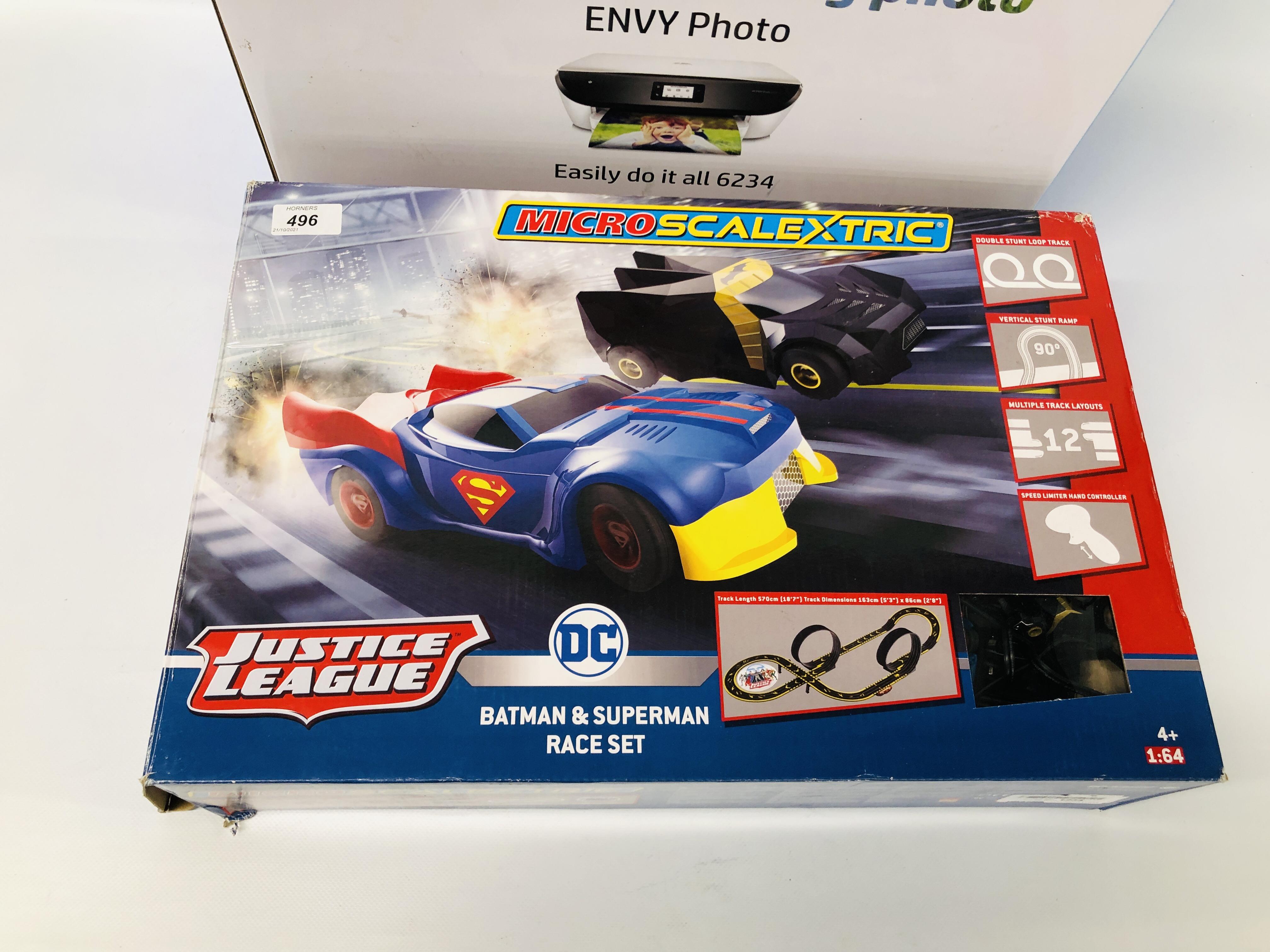 A MICRO SCALEXTRIC BOX SET & HP ENVY PHOTO 6234 PRINTER - SOLD AS SEEN - Image 2 of 6