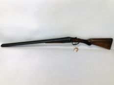 LARRANAGA 12 BORE SIDE BY SIDE SHOT GUN #68616 - (ALL GUNS TO BE INSPECTED AND SERVICED BY