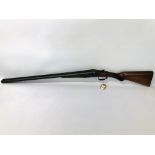 LARRANAGA 12 BORE SIDE BY SIDE SHOT GUN #68616 - (ALL GUNS TO BE INSPECTED AND SERVICED BY