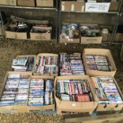 8 BOXES OF MIXED DVD'S