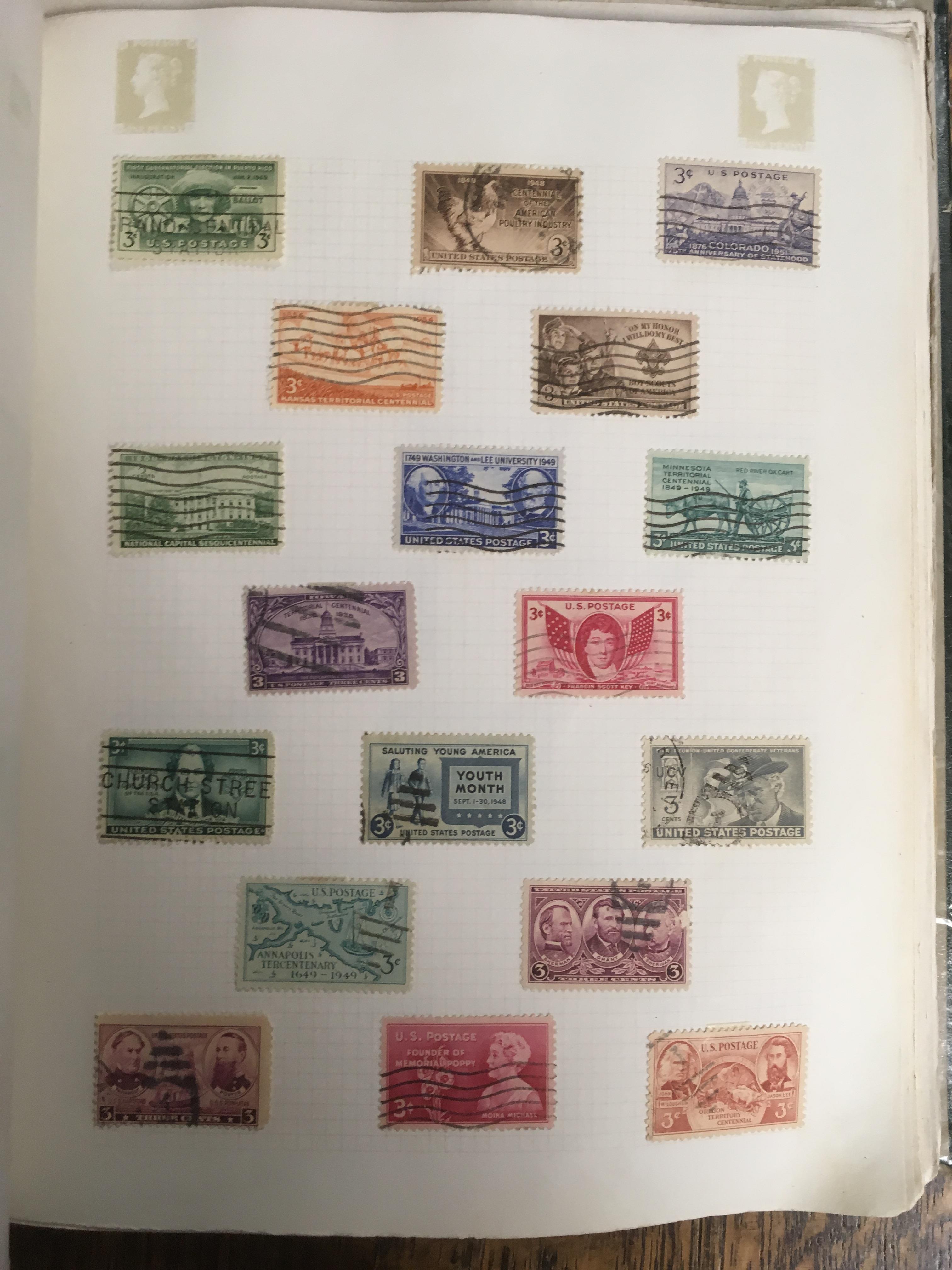 BOX ALL WORLD STAMP COLLECTIONS IN SEVEN ALBUMS AND LOOSE, - Image 4 of 5