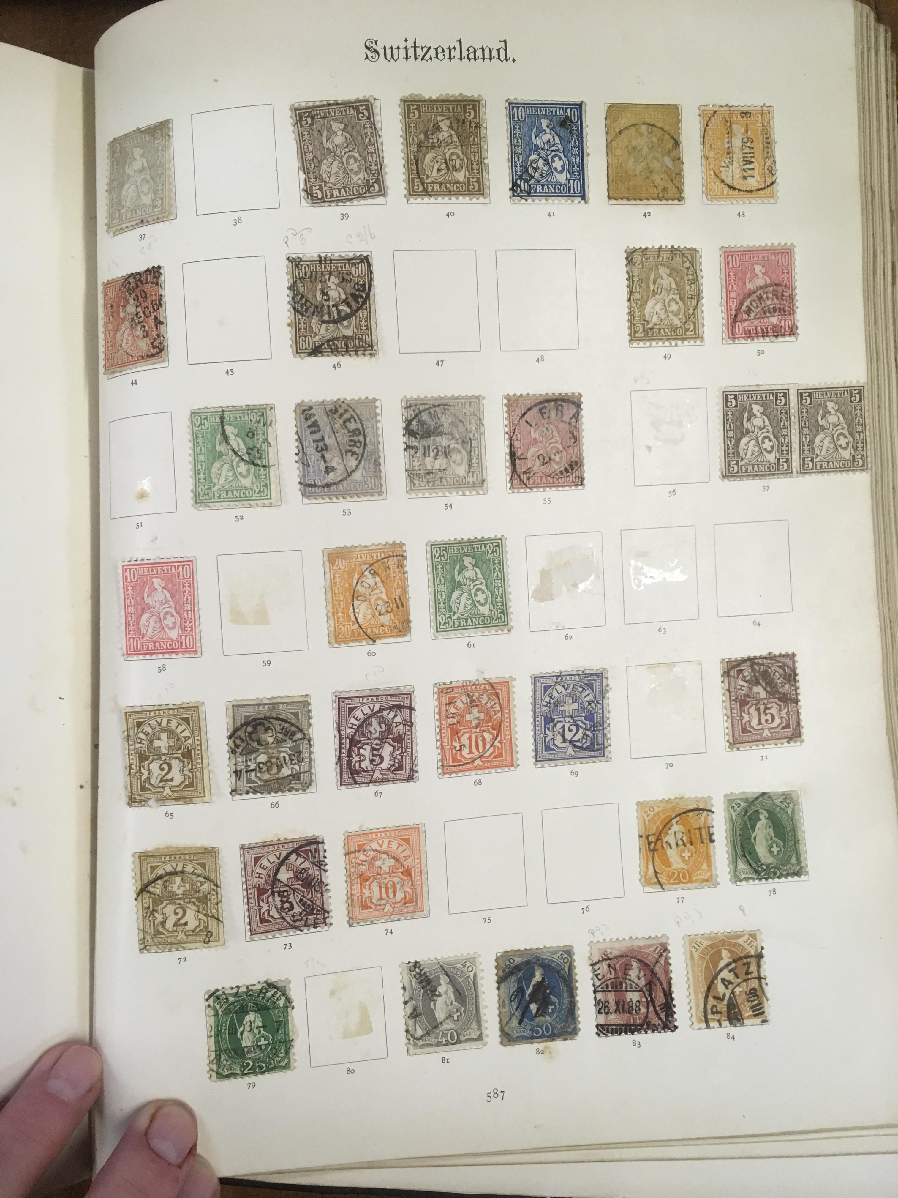 BOX OF STAMP COLLECTIONS IN TWELVE ALBUMS, APPROVAL BOOKS ETC. - Image 6 of 8
