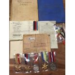 WW2 SOUTH AFRICAN AIRFORCE GROUP OF FIVE MEDALS TO 99812 W.B.