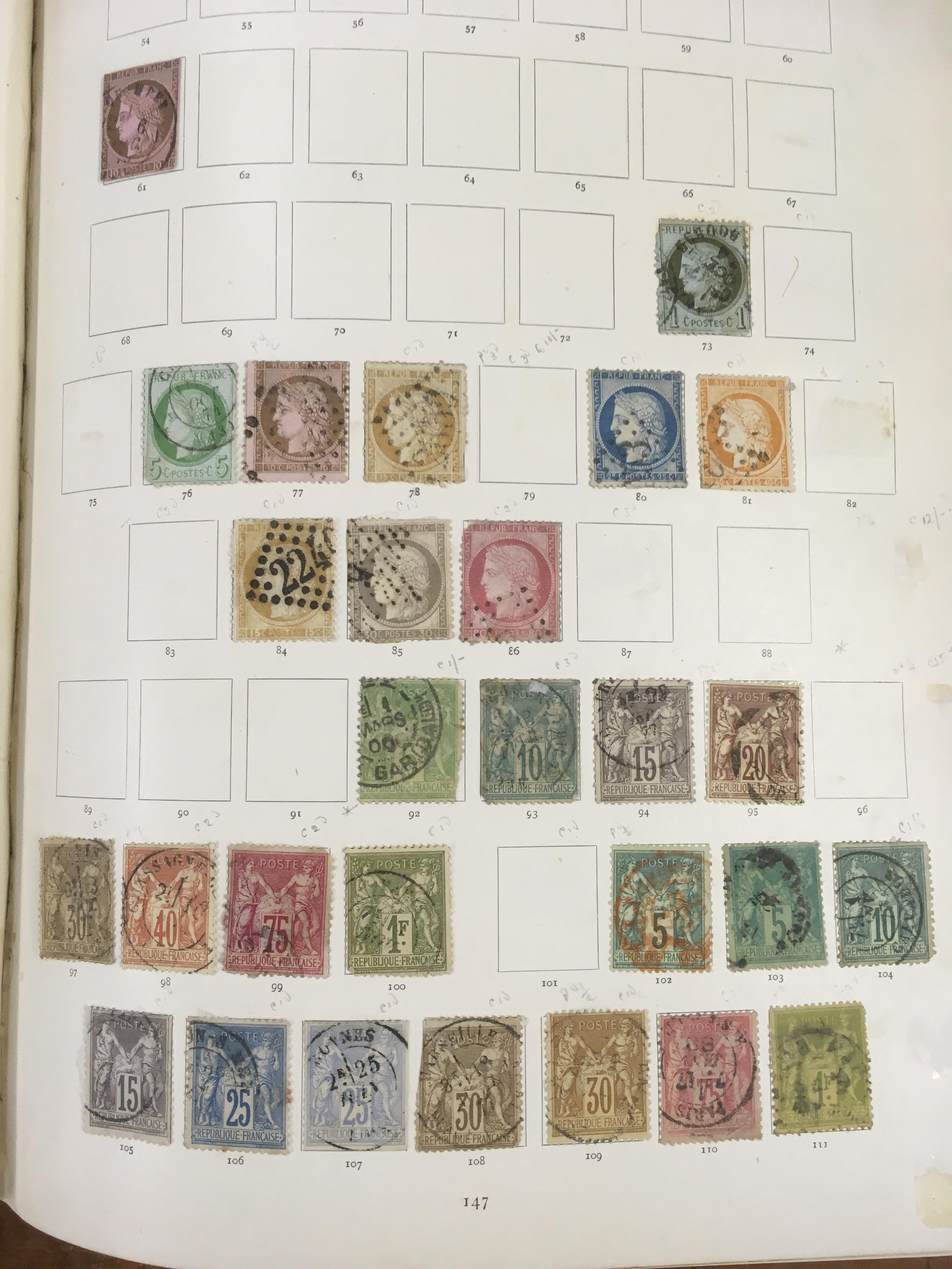 BOX OF STAMP COLLECTIONS IN TWELVE ALBUMS, APPROVAL BOOKS ETC. - Image 3 of 8