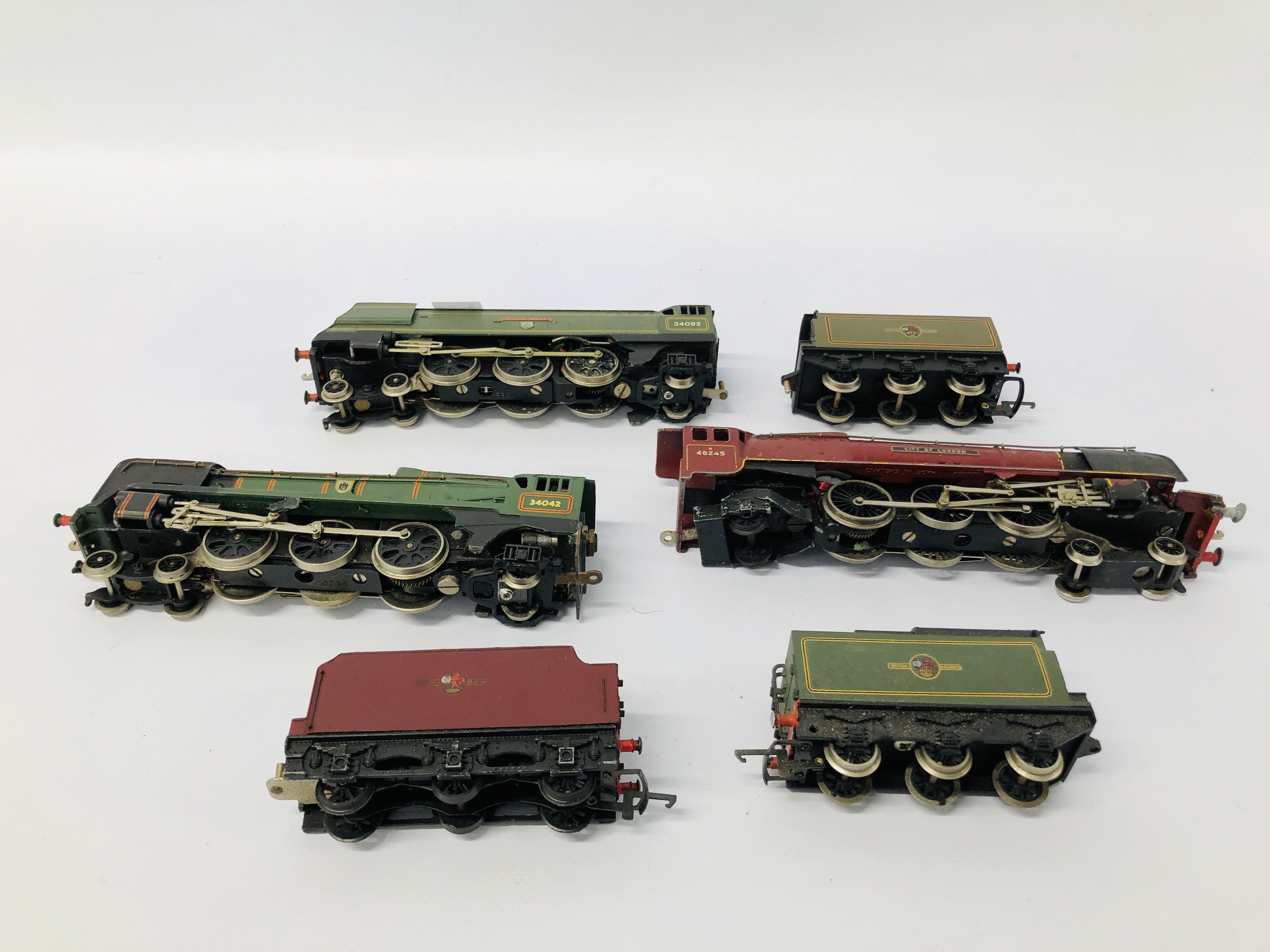 3 X WRENN 00 GAUGE LOCOMOTIVES AND TENDERS TO INCLUDE CITY OF WELLS, - Image 14 of 14