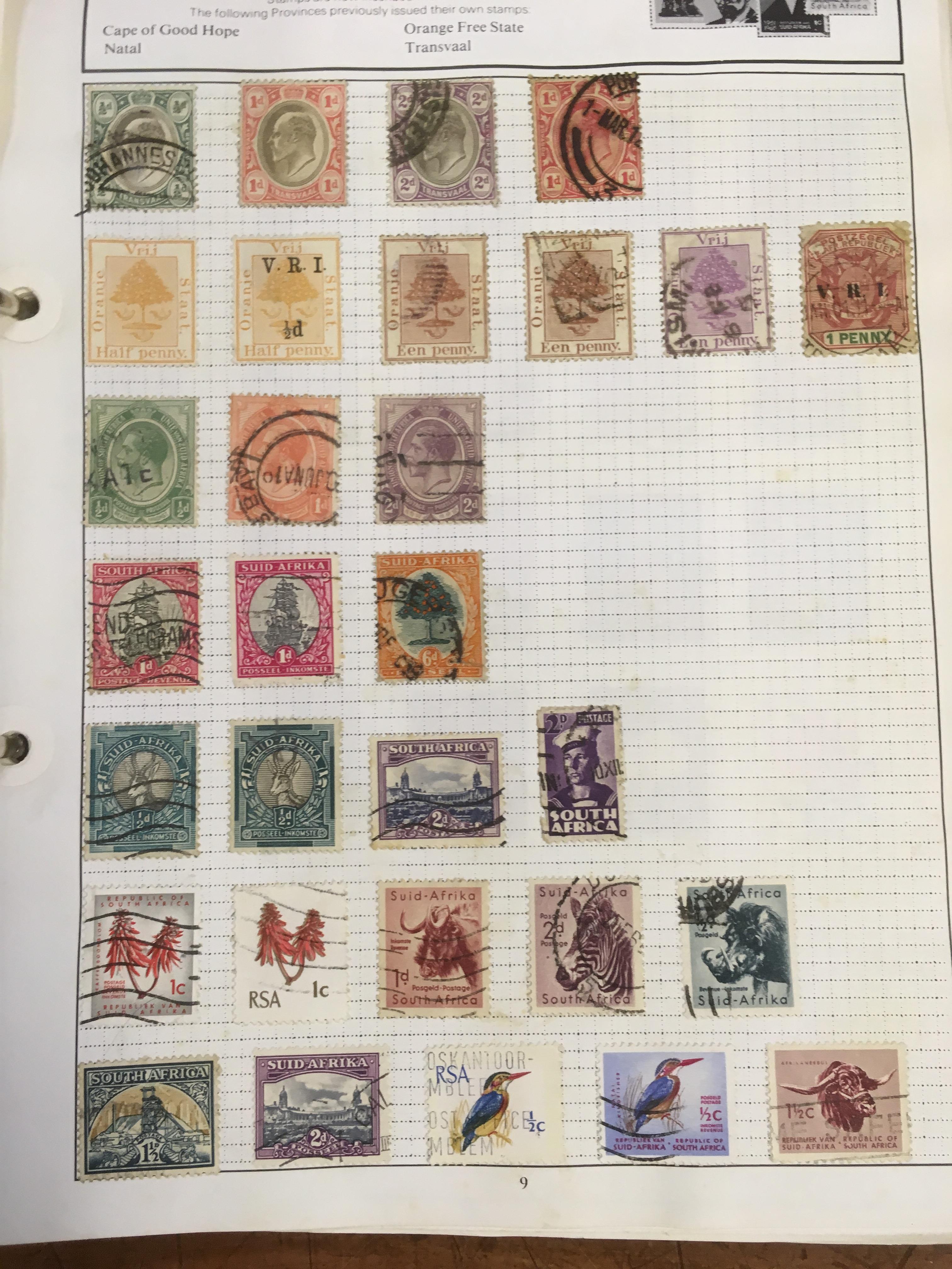 STAMP COLLECTION IN TWELVE RING BINDERS - Image 2 of 6