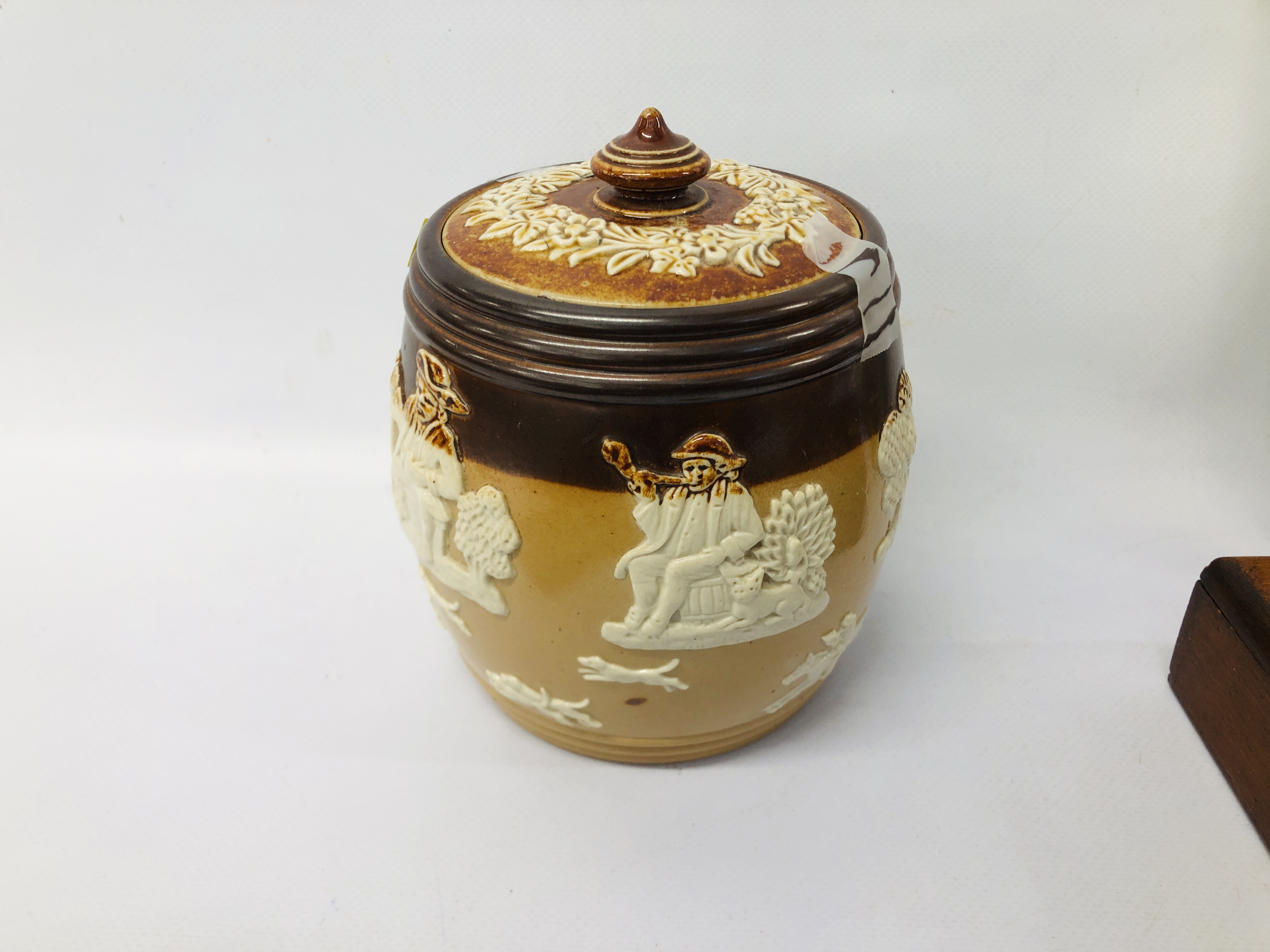 COLLECTABLE'S TO INCLUDE DOULTON LAMBETH STONEWARE TOBACCO JAR, - Image 10 of 23