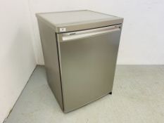 A SIEMENS SILVER FINISH UNDER COUNTER FREEZER - SOLD AS SEEN