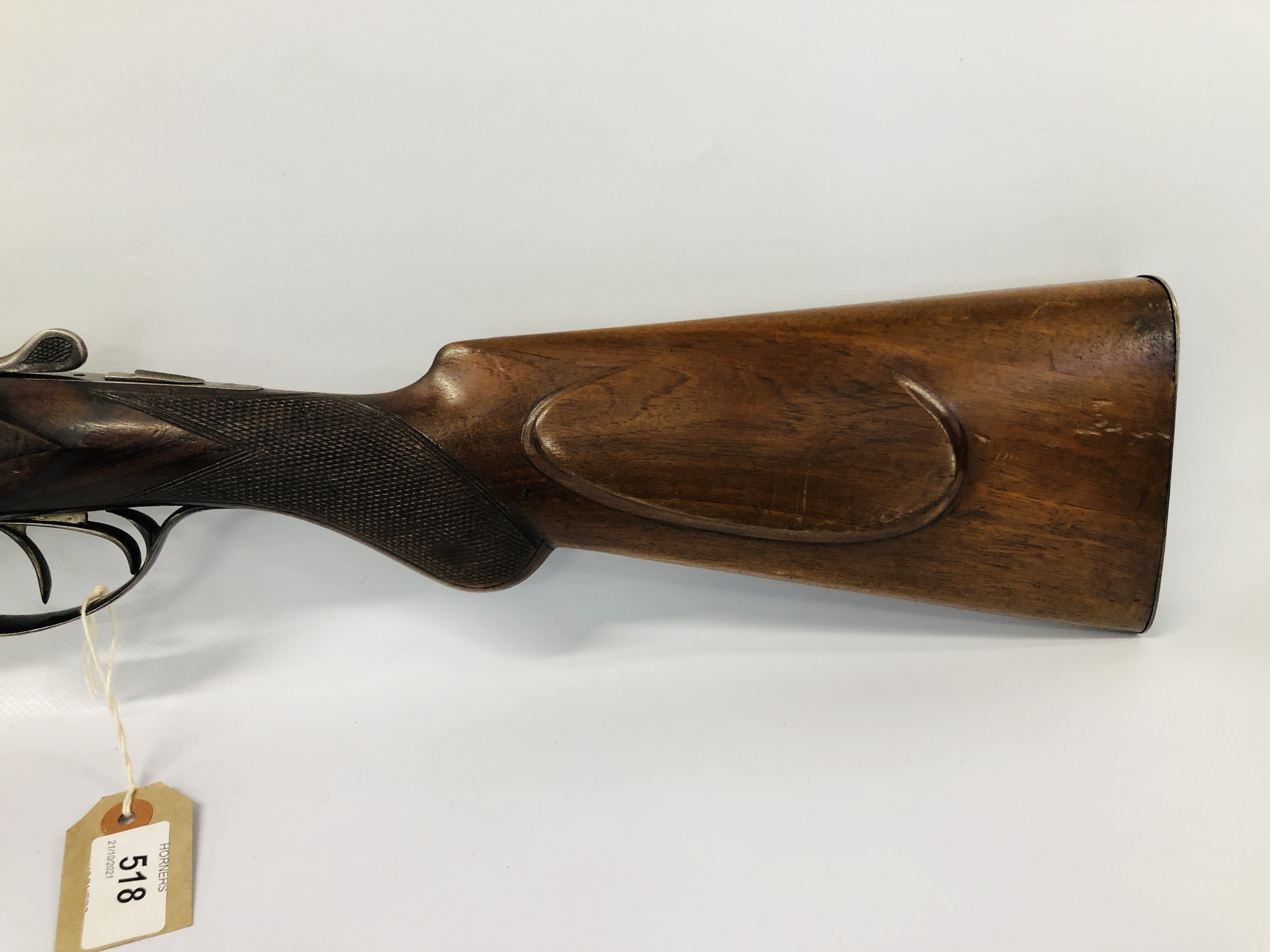 BELGIUM 12 BORE SIDE BY SIDE SHOTGUN # 1478 - (ALL GUNS TO BE INSPECTED AND SERVICED BY QUALIFIED - Image 2 of 17