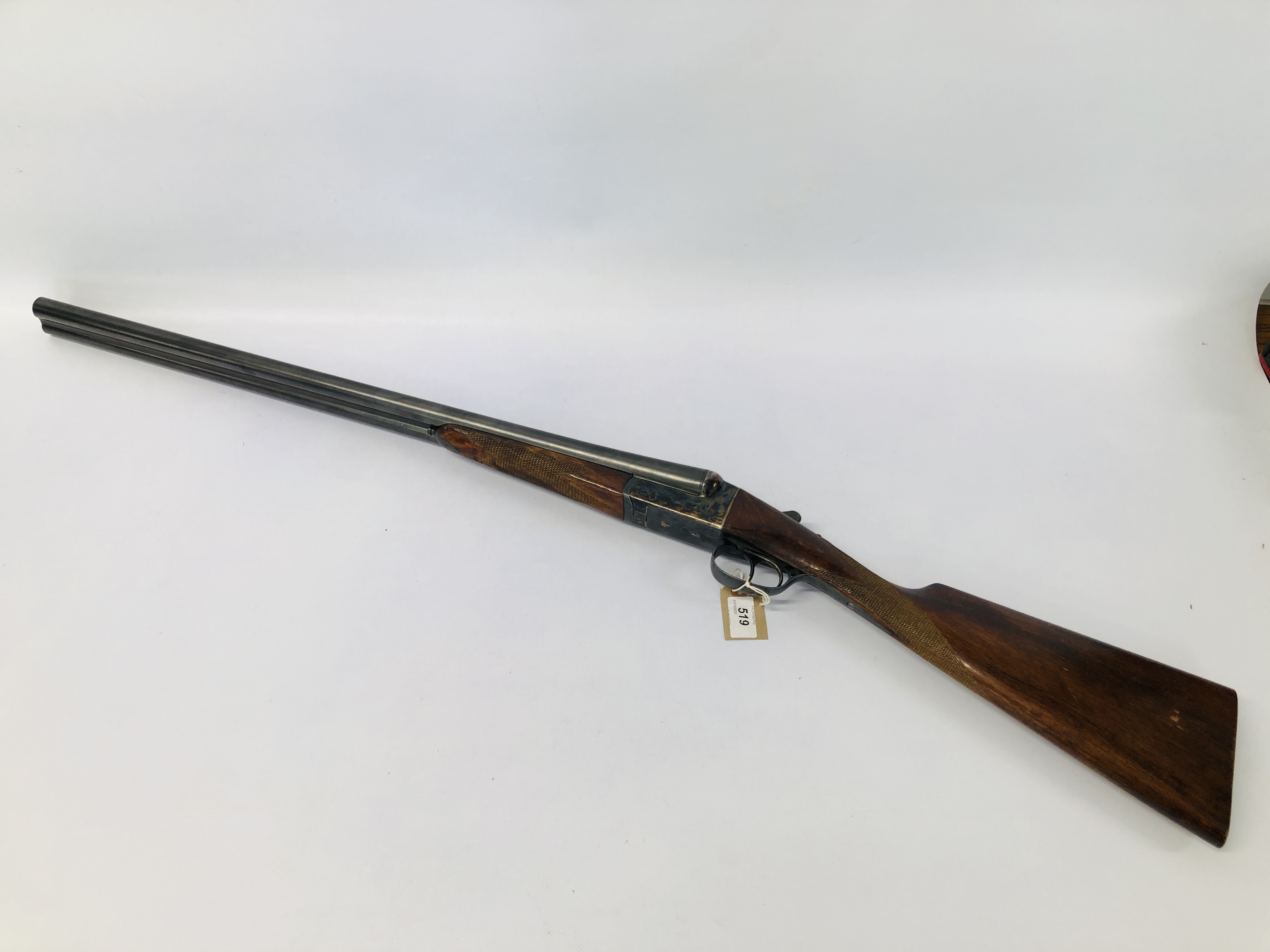 AYA 12 BORE SIDE BY SIDE SHOTGUN # 530358 - (ALL GUNS TO BE INSPECTED AND SERVICED BY QUALIFIED