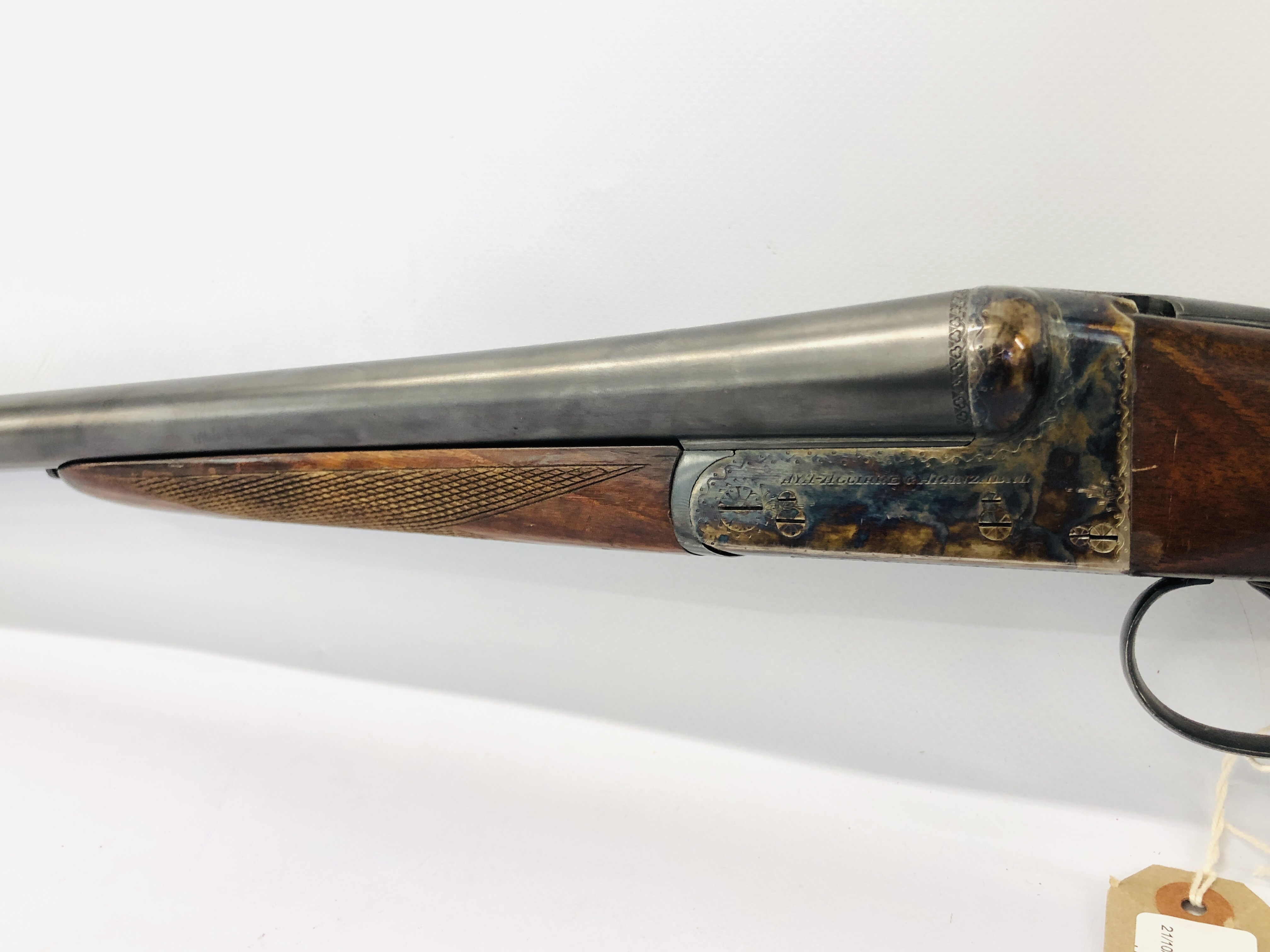 AYA 12 BORE SIDE BY SIDE SHOTGUN # 530358 - (ALL GUNS TO BE INSPECTED AND SERVICED BY QUALIFIED - Image 7 of 22