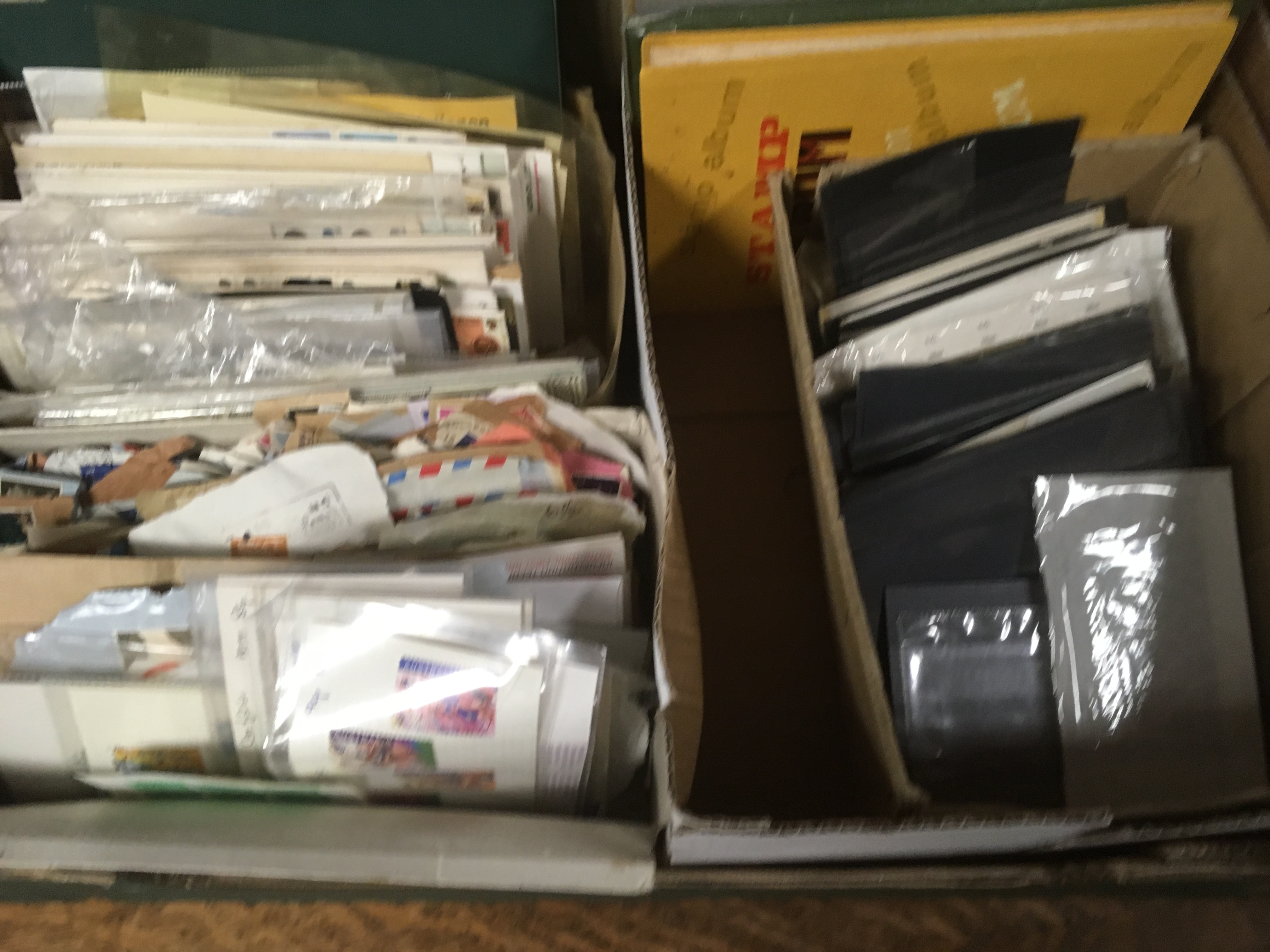 BALANCE OF A STAMP COLLECTION IN TWO BOXES, FEW GB DECIMAL PRESENTATION PACKS, ALBUMS, - Image 2 of 4