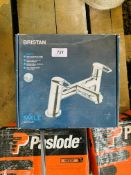 A BOXED SET OF BRISTAN "SMILE" BATH FILLER MIXER TAPS