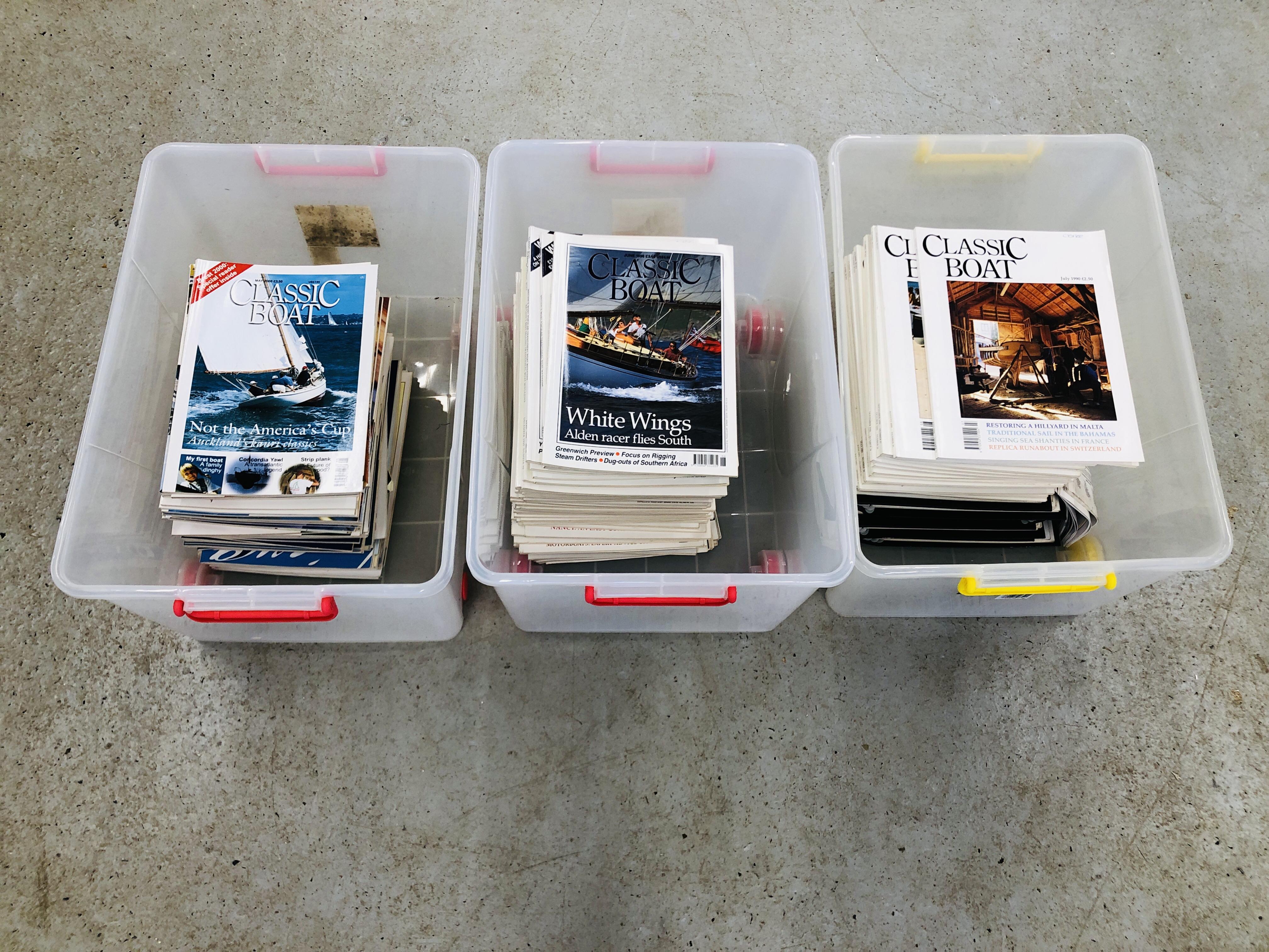 A RUN OF 1-143 CLASSIC BOAT MAGAZINES