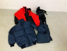 A HELLY HANSEN JACKET AND TROUSERS, JACKET SIZE SMALL,