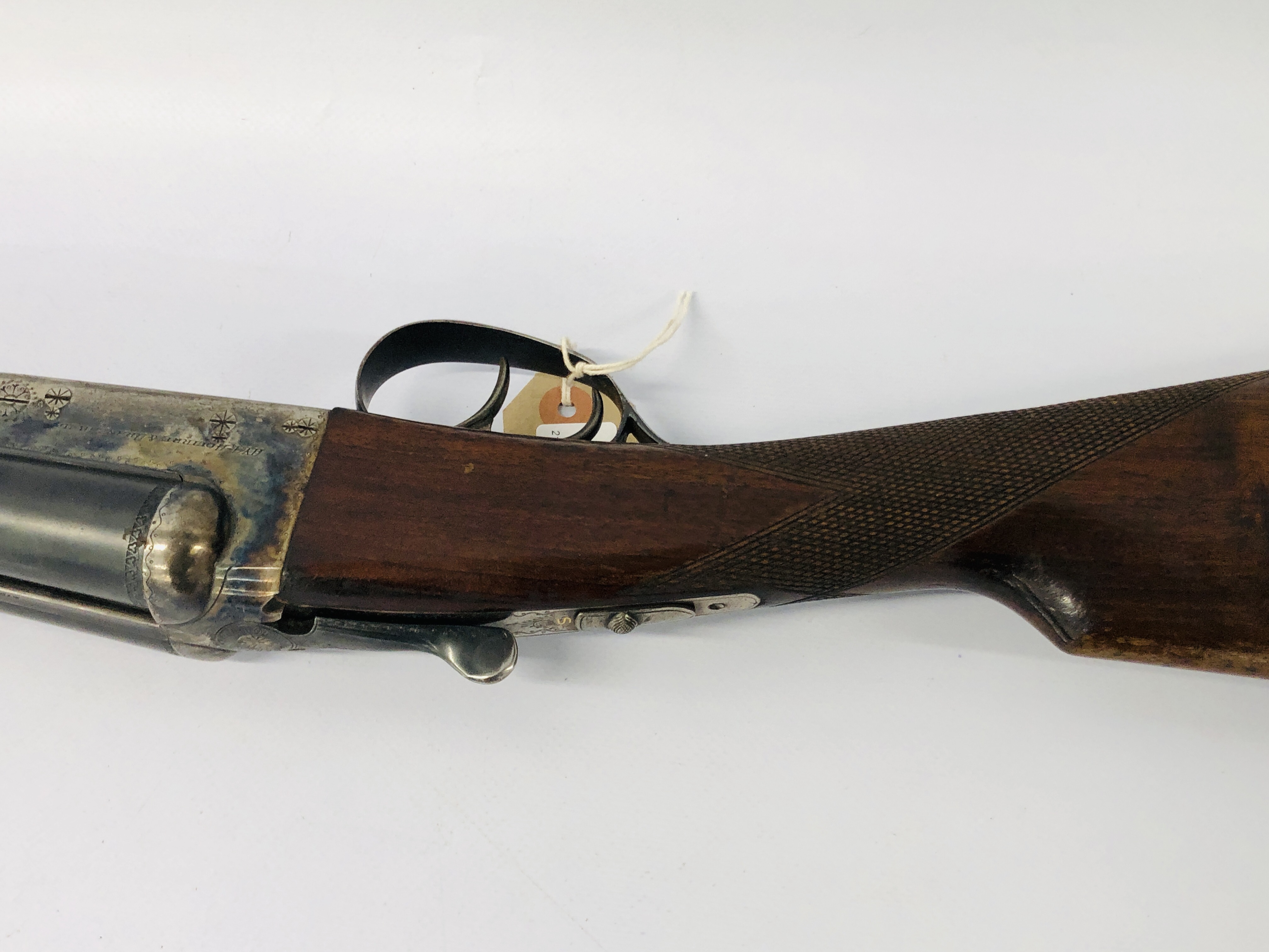 AYA 12 BORE SIDE BY SIDE SHOTGUN #462505 - (ALL GUNS TO BE INSPECTED AND SERVICED BY QUALIFIED - Image 10 of 16