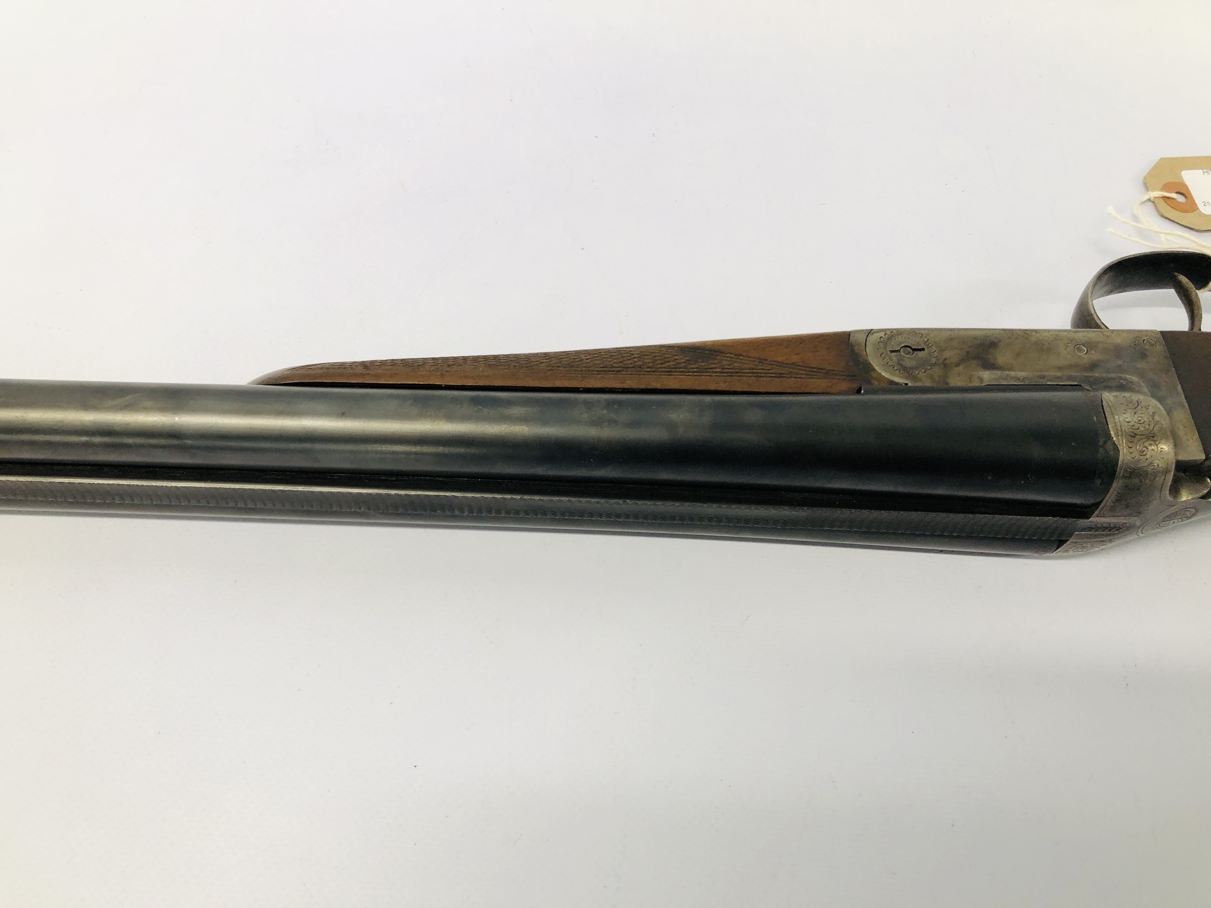 BELGIUM 12 BORE SIDE BY SIDE SHOTGUN # 1478 - (ALL GUNS TO BE INSPECTED AND SERVICED BY QUALIFIED - Image 11 of 17