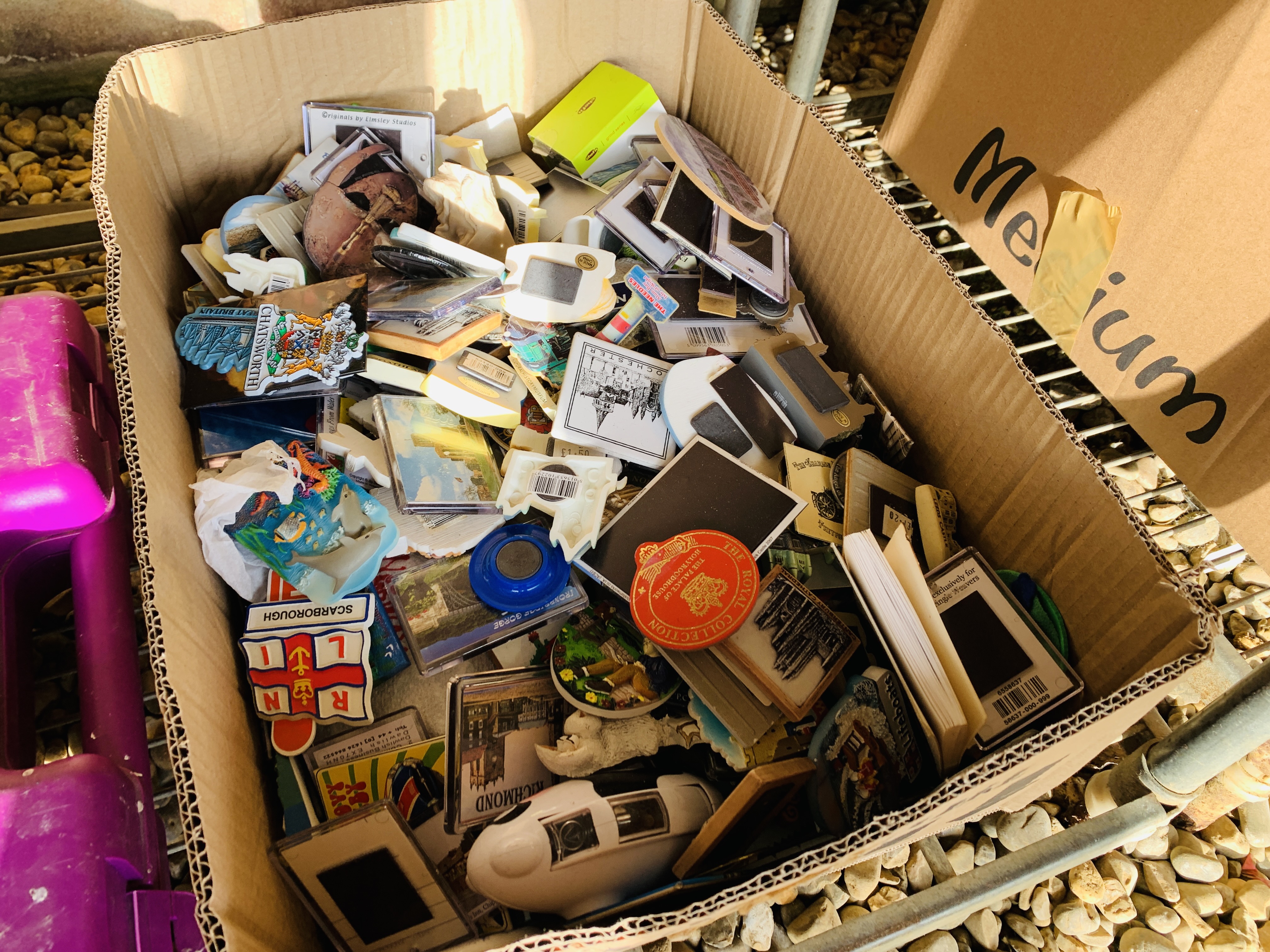 5 BOXES CONTAINING CHRISTMAS AND ROPE LIGHTS, FRIDGE MAGNETS, - Image 5 of 8