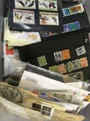 TUB OF ALL WORLD STAMPS IN PACKETS,