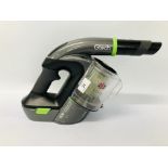 A GTECH HAND HELD CORDLESS VACUUM CLEANER WITH CHARGER - SOLD AS SEEN