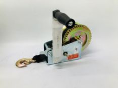 DOUBLE GEAR STRAP WINCH