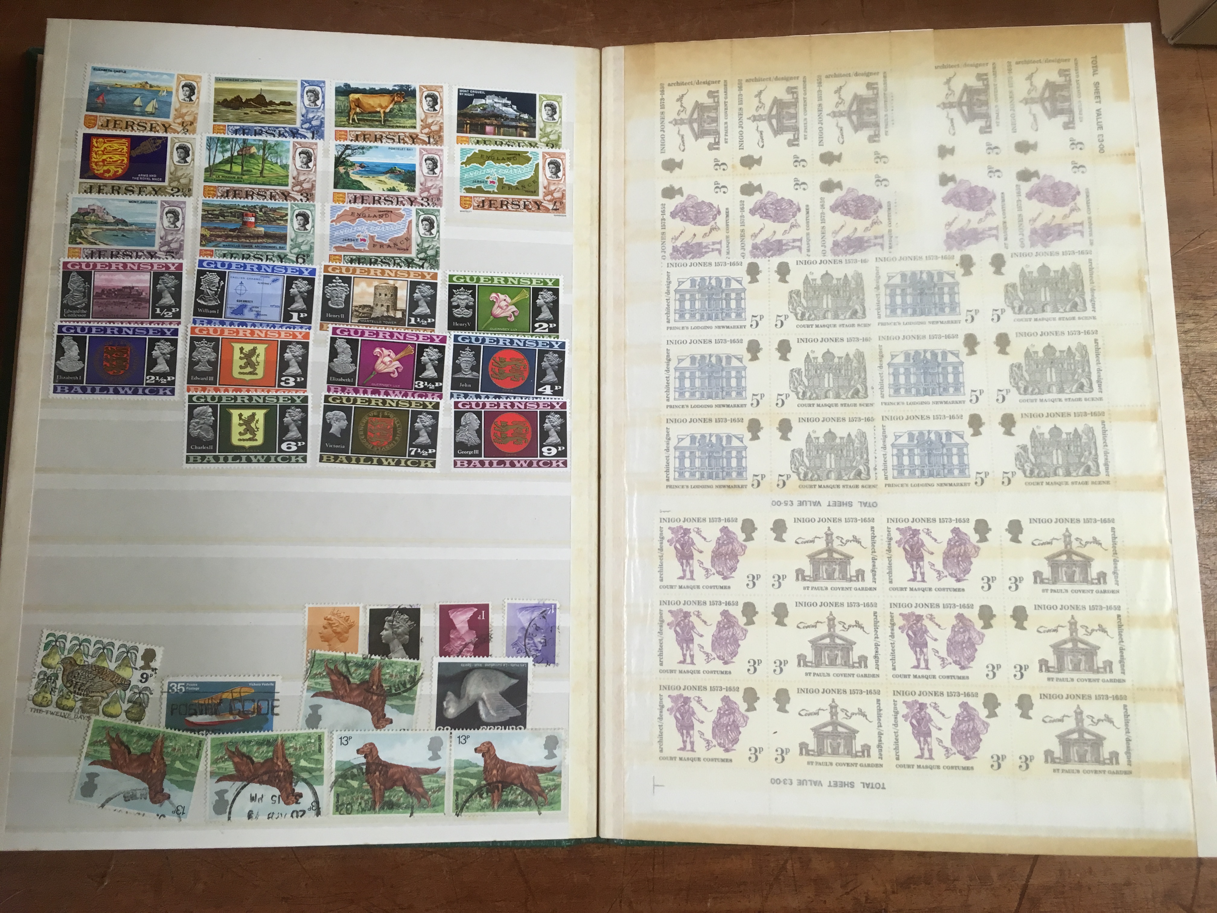 BOX WITH GB STAMPS AND FIRST DAY COVERS IN NINE ALBUMS - Image 3 of 5
