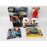 6 X BOXED AS NEW GAMES TO INCLUDE STAR WARS, ROGUE ONE, STAR WARS SUPERFAN CRATE,