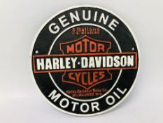 (R) HARLEY DAVIDSON M/C PLAQUE