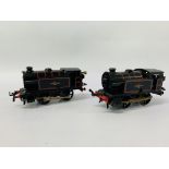 2 X VINTAGE HORNBY MECCANO CLOCKWORK 0 GAUGE LOCOMOTIVES BRITISH RAILWAYS 3 82011 TYPE 40