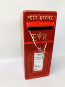 (R) RED ROYAL MAIL POST BOX