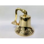 (R) 8" BRASS BELL