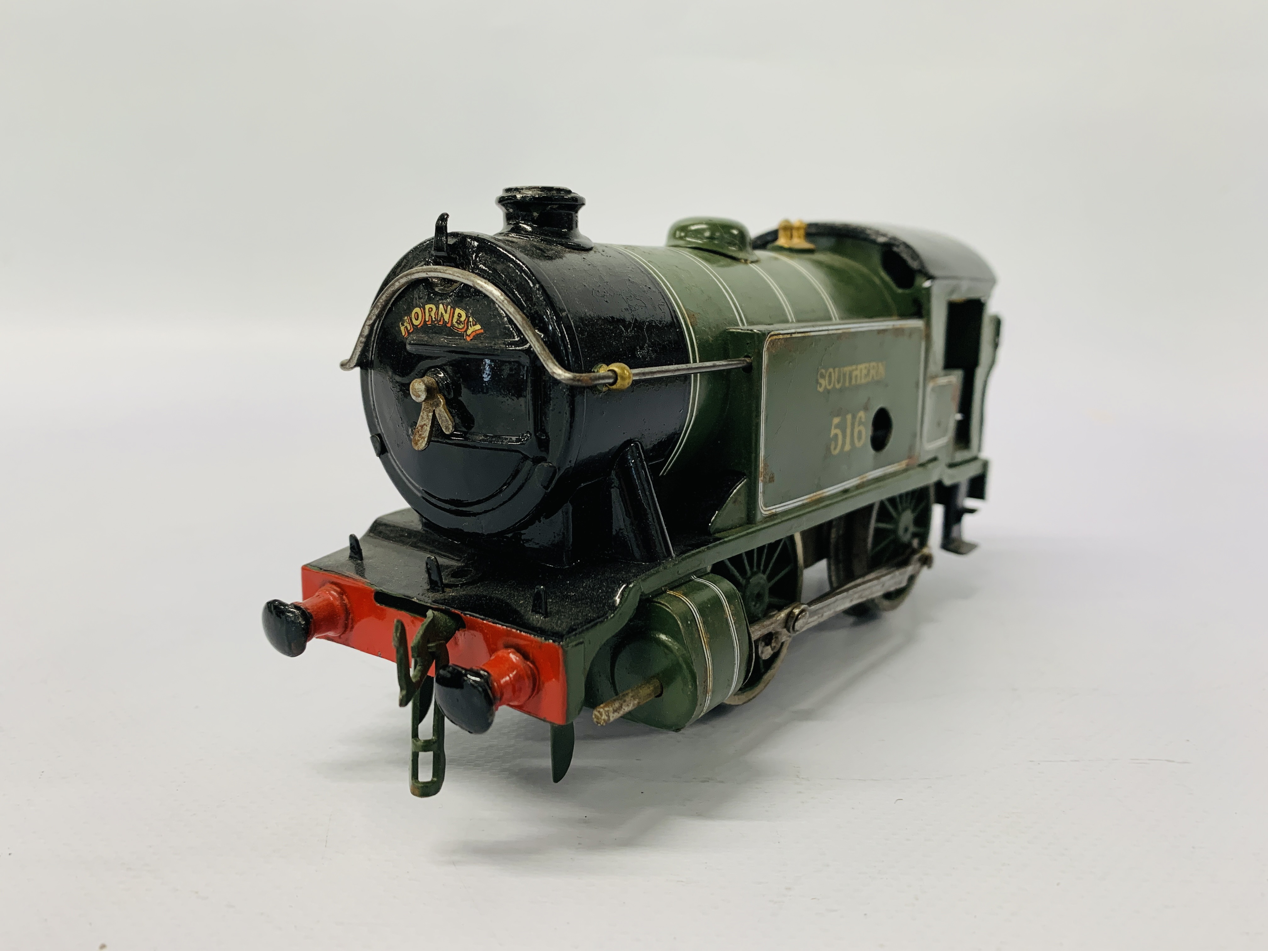 VINTAGE HORNBY MECCANO SOUTHERN 516 0 GAUGE CLOCKWORK LOCOMOTIVE - Image 2 of 4