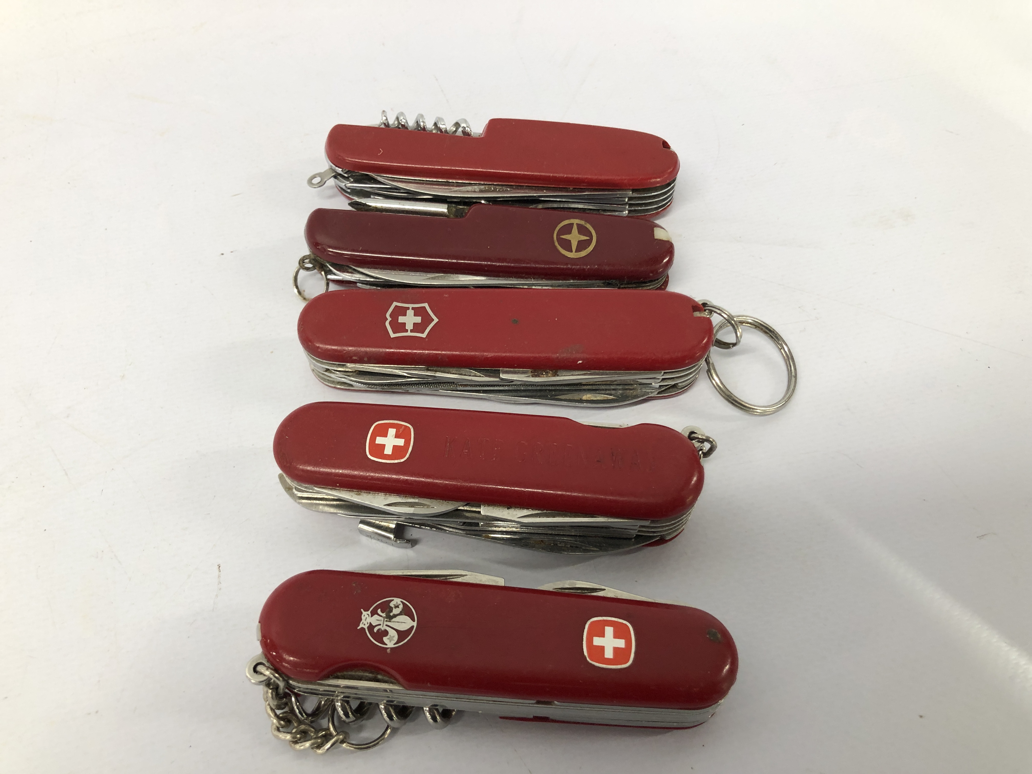 5 X SWISS ARMY STYLE KNIVES - Image 2 of 3