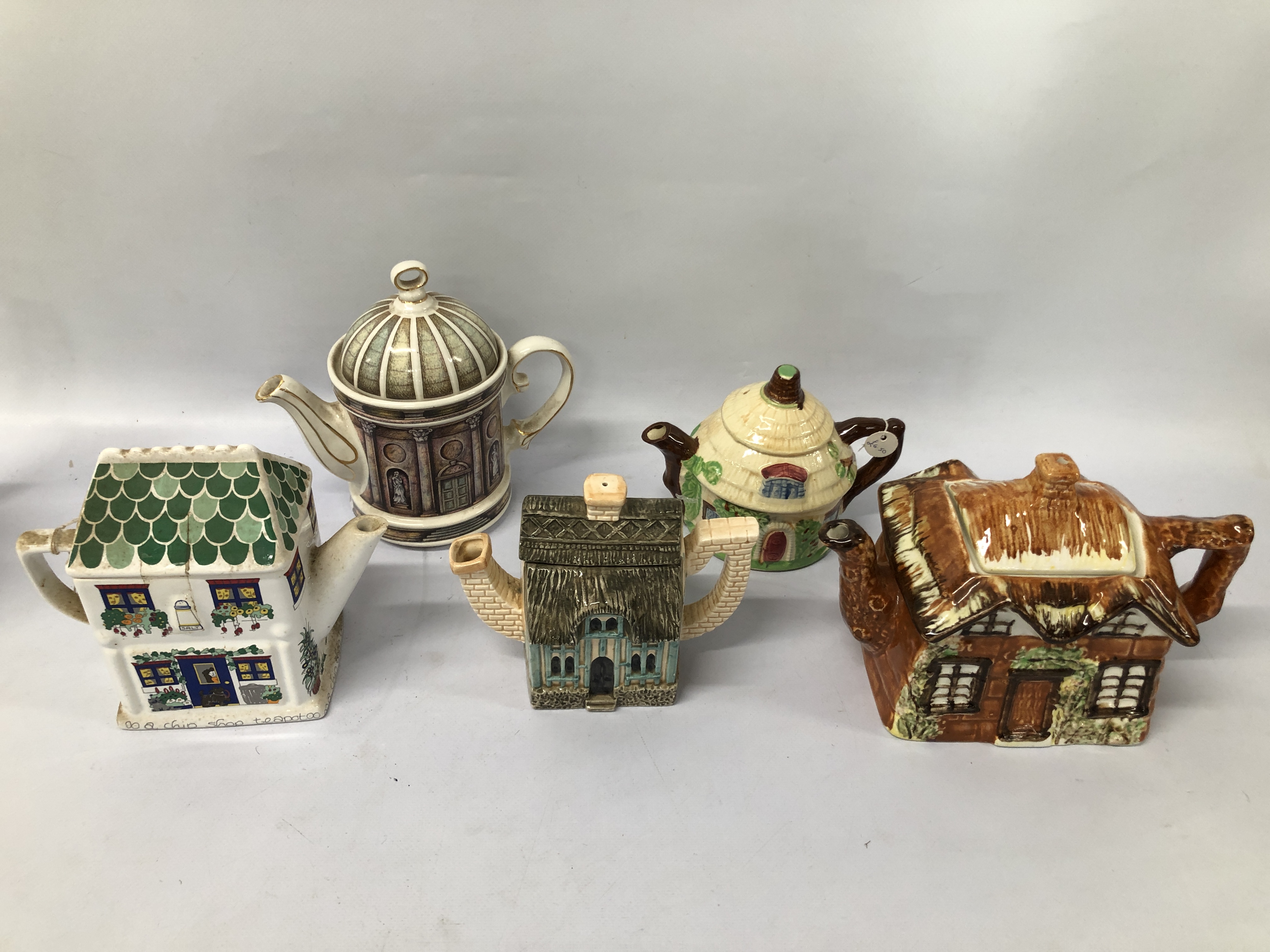 DECORATIVE TEAPOTS TO INCLUDE HOUSES, - Image 11 of 12