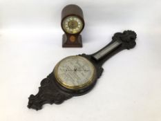 VINTAGE ADVERTISING BAROMETER HARRY HALL LTD (A/F GLASS BROKEN) THE GOLD MEDAL COAT, BREECHES,