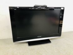 PANASONIC 32 INCH TV & REMOTE CONTROL - SOLD AS SEEN