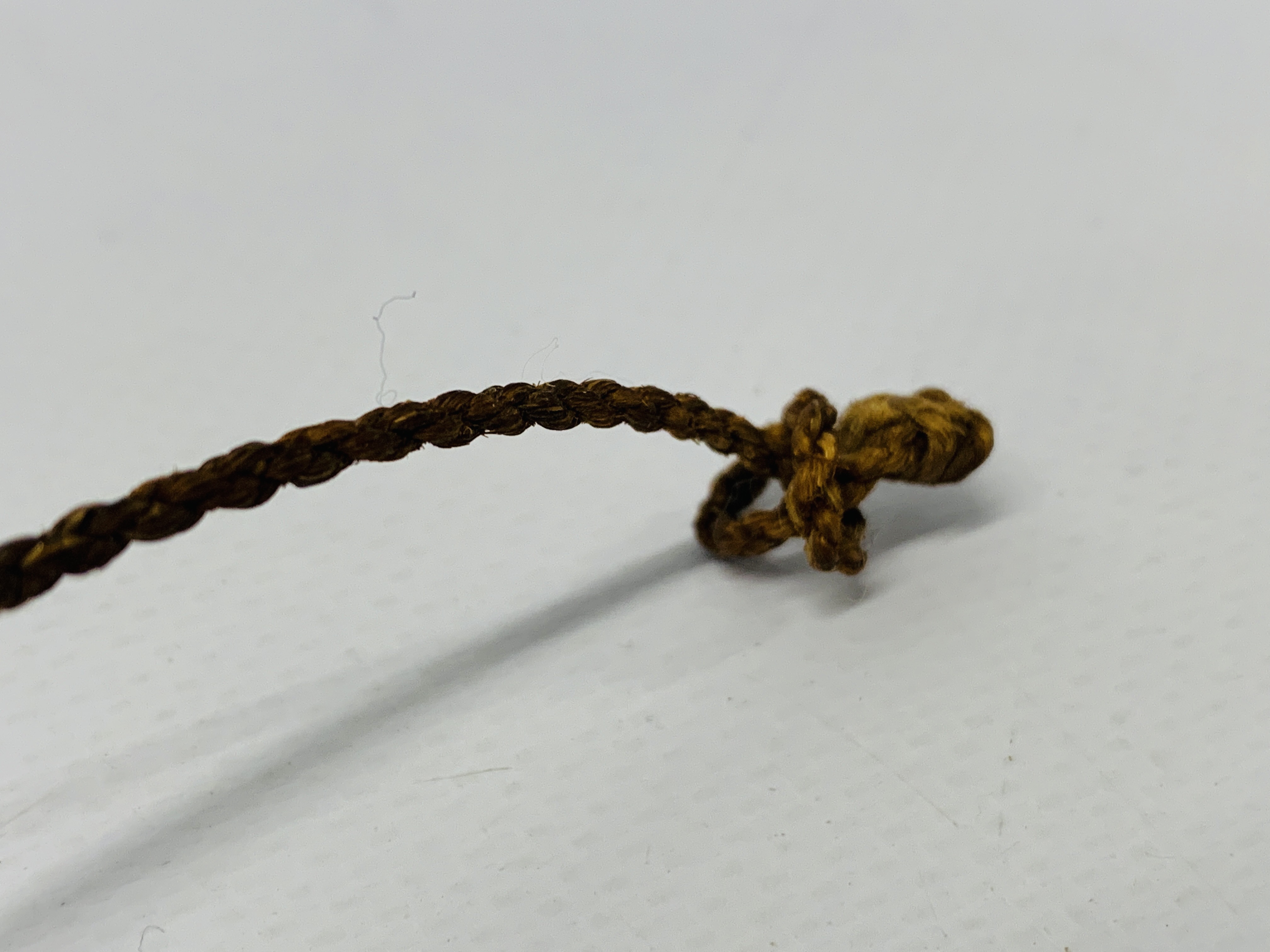A 19TH CENTRY MAORI FISH HOOK MADE WITH HALIOTIS SHELL, - Image 7 of 10