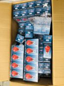 187 X CROMPTON HARLEQUIN 15W ES 240V RED LIGHT BULBS (NEW) - SOLD AS SEEN