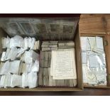BOX OF CIGARETTE AND TRADE CARDS,