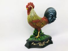 (R) COCKEREL DOORSTOP