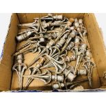 BOX OF VINTAGE CAST FENCE/GATE FINIALS