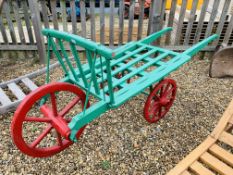 VINTAGE NURSIRES BARROW GREEN AND RED PAINTED FINISH