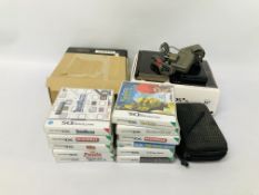 A NINTENDO DSI XL CONSOLE WITH 13 X DS GAME CARTRIDGES PLUS DS LITE CONSOLE AND AMAZON FIRE TABLET