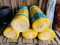 5 X ROLLS ISOVER 75MM RD PARTY WALL INSULATION