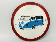 (R) VW CAMPER VAN PLAQUE